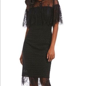 Antonio Melani black lace dress